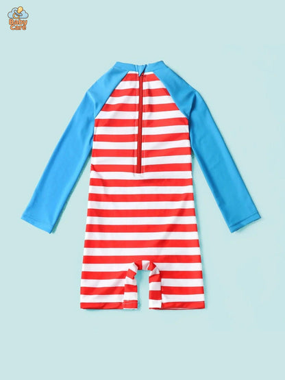 Maillot de bain bébé pieuvre protection UV