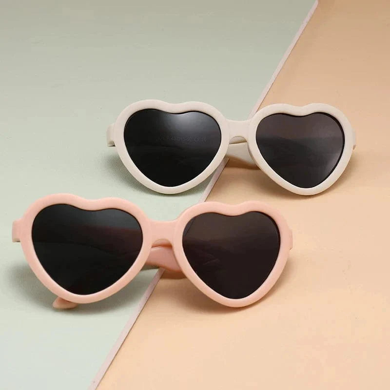 Lunettes de soleil bébé coeur 0-2 ans