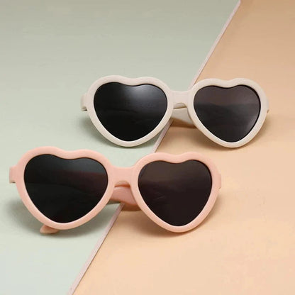 Lunettes de soleil bébé coeur 0-2 ans