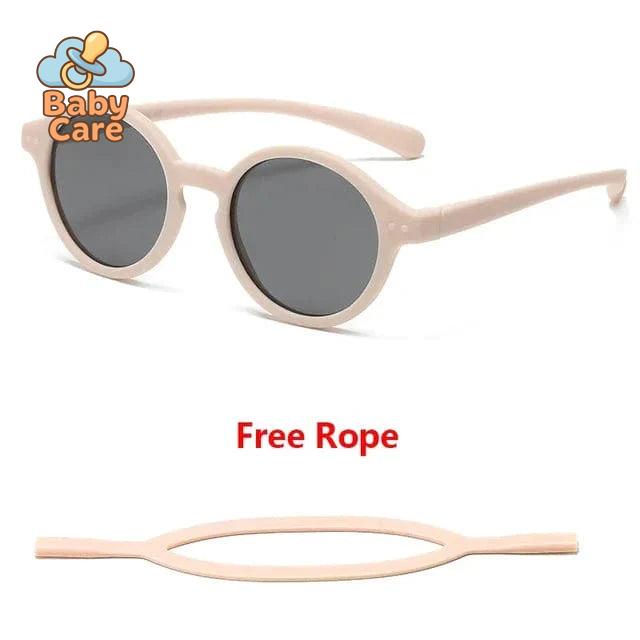 Lunettes de soleil bébé flexibles avec sangle UV400
