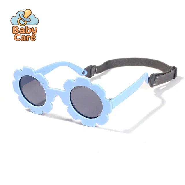 Lunettes de soleil tournesol pour bébé avec sangle