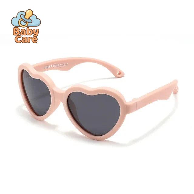 Lunettes de soleil bébé coeur 0-2 ans