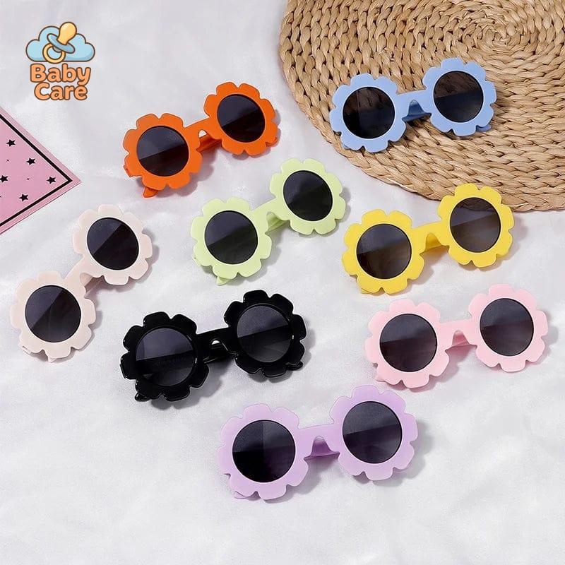 Lunettes de soleil tournesol pour bébé avec sangle