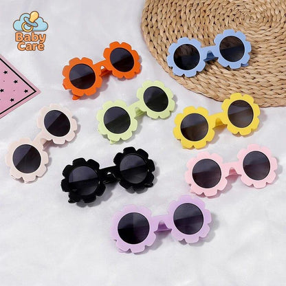 Lunettes de soleil tournesol pour bébé avec sangle