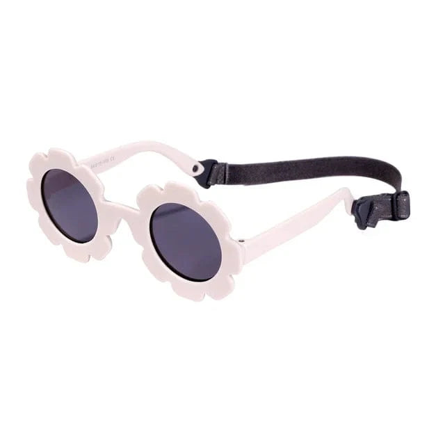 Lunettes de soleil tournesol pour bébé avec sangle