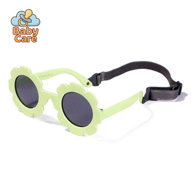Lunettes de soleil tournesol pour bébé avec sangle