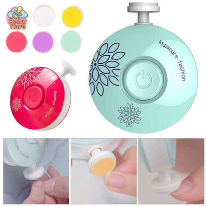 Coupe ongle bébé électrique 6-en-1
