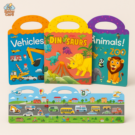 ImagiStick : autocollants ludiques réutilisables - vue de face