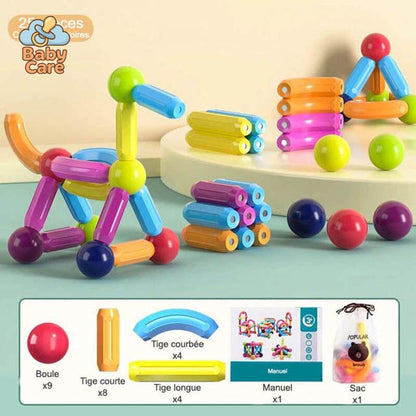 Jeu de Construction magnétique pour enfants
