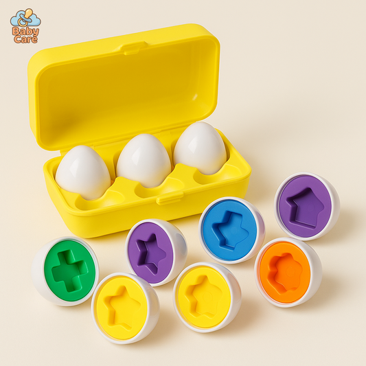 Jouet oeufs Montessori éducatifs - vue de face