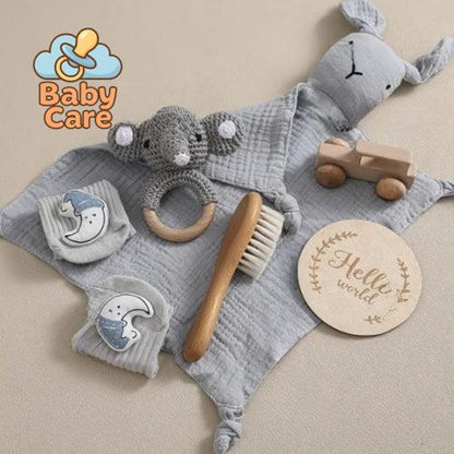 Coffret de naissance lapin – Cadeau de naissance premiers souvenirs
