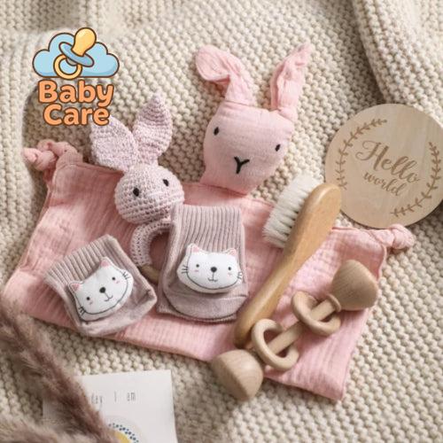 Coffret de naissance lapin – Cadeau de naissance premiers souvenirs