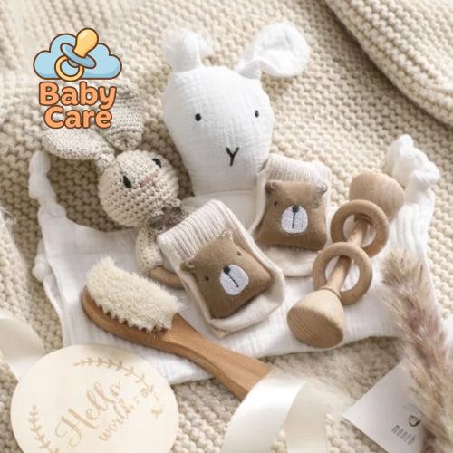 Coffret de naissance lapin – Cadeau de naissance premiers souvenirs