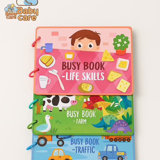 Livreactif Montessori - Livre d'histoires résistant et éducatif. - vue de face