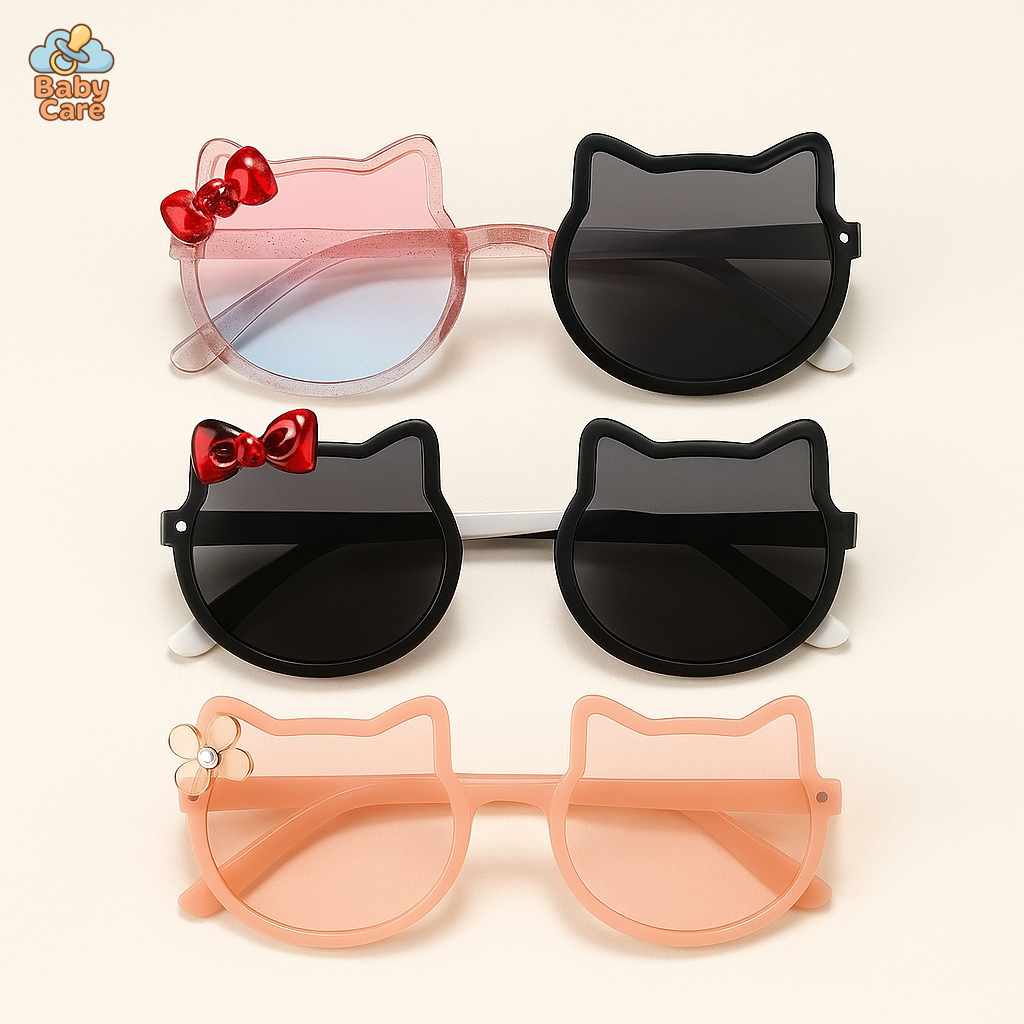 Lunettes de soleil bébé et enfant hello kitty uv400 - vue de face