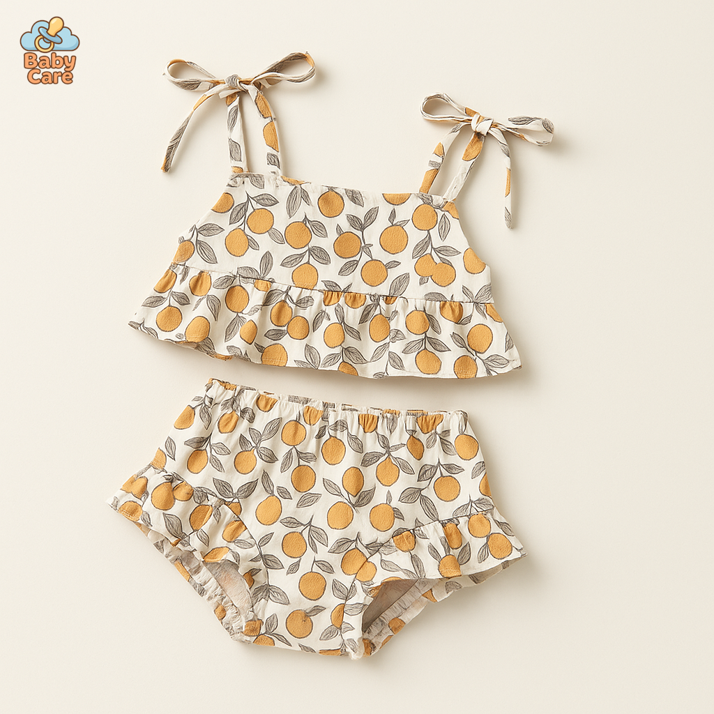 Maillot de bain bébé à imprimé floral - vue de face