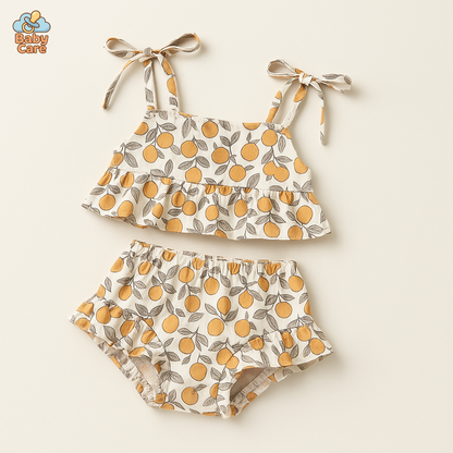 Maillot de bain bébé à imprimé floral - vue de face