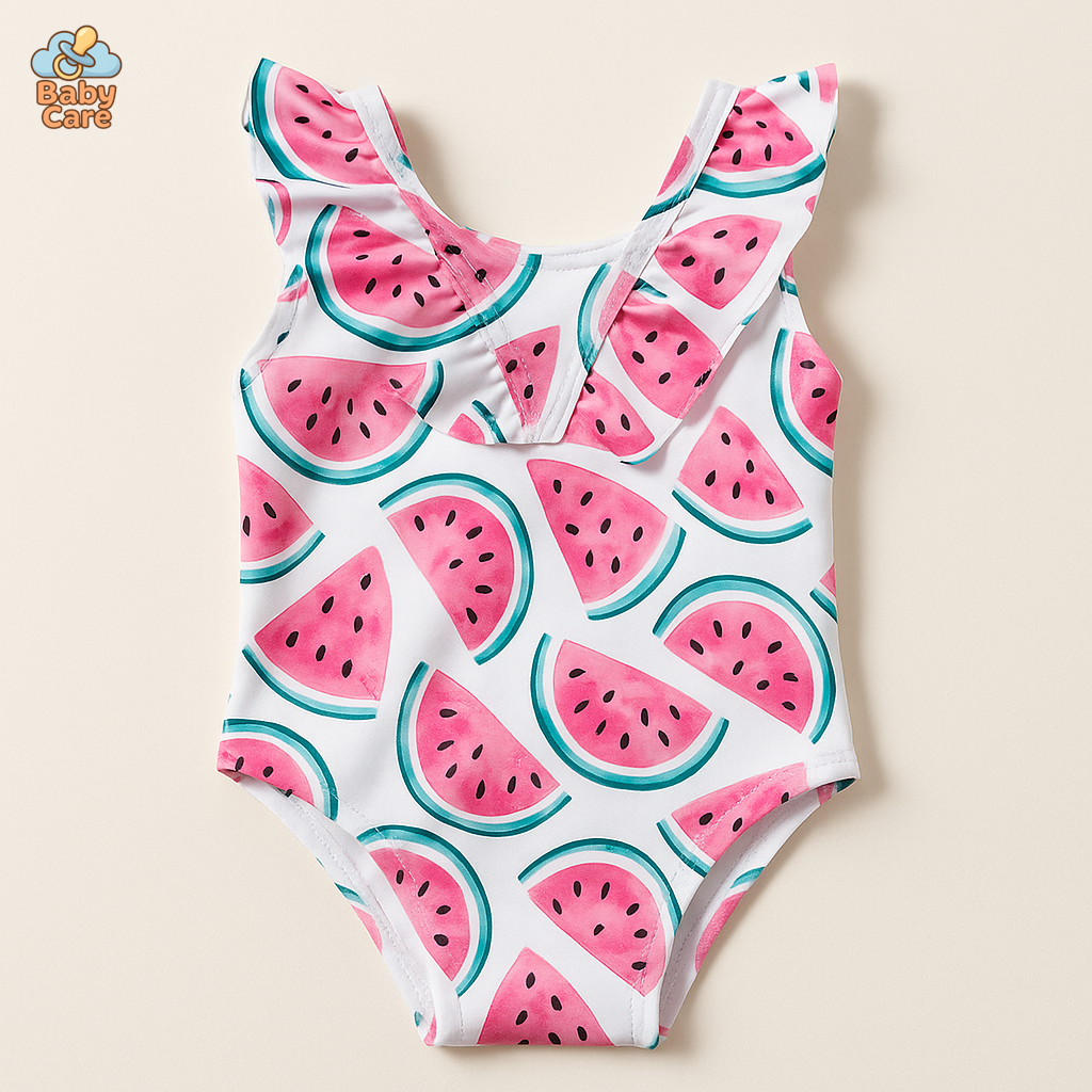 Maillot de bain bikini bébé et enfant fille - vue de face