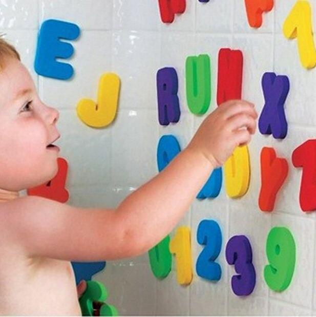 36 Lettres et Chiffres en Mousse pour le Bain |  Baby Care