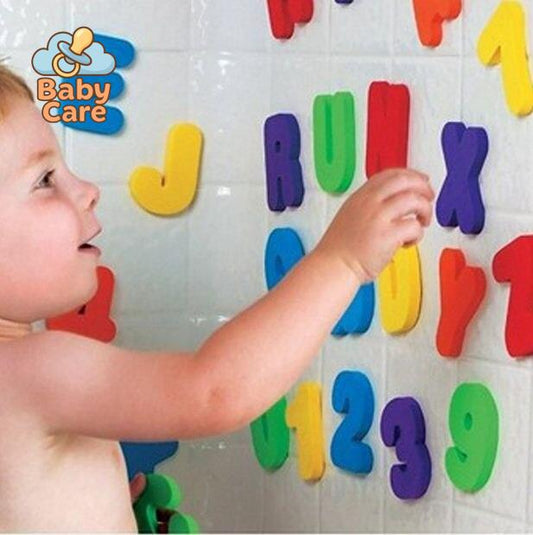 36 Lettres et Chiffres en Mousse pour le Bain | Baby Care