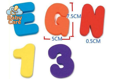 36 Lettres et Chiffres en Mousse pour le Bain | Baby Care
