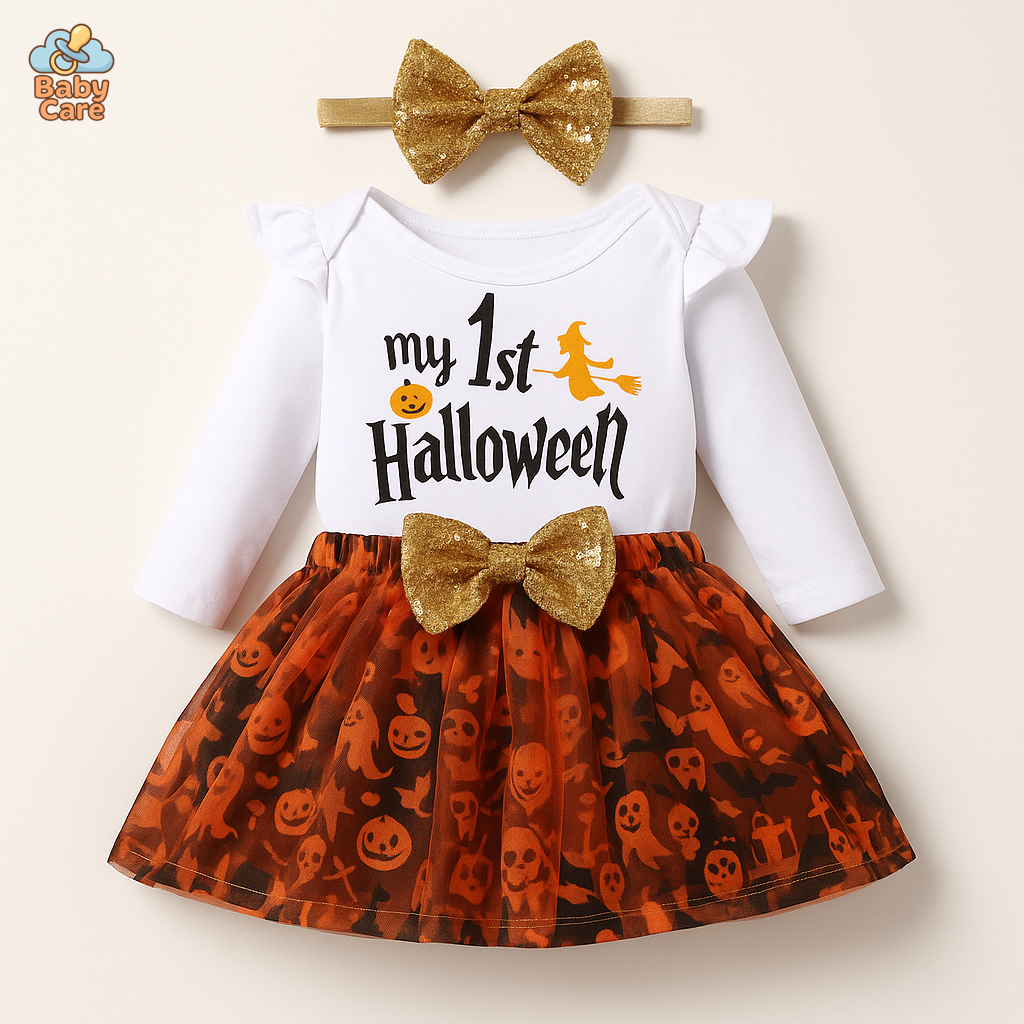 Mon Premier Halloween déguisement bébé fille - vue de face