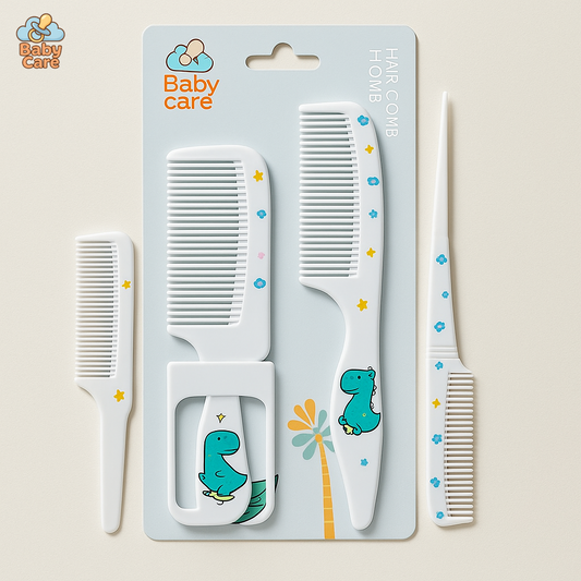 Peignes à Cheveux Dinosaure pour Bébé - vue de face