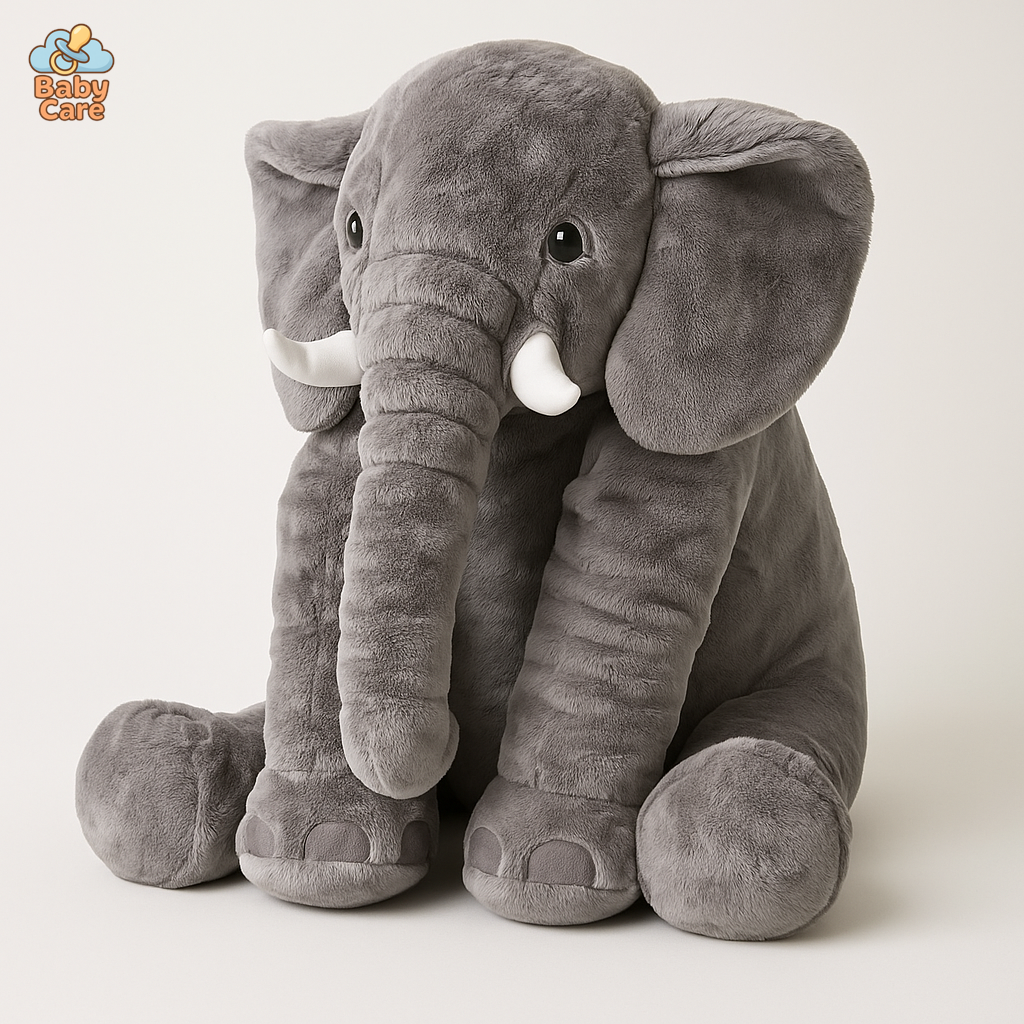 Peluche Éléphant Calin 60 cm |  Baby Care - vue de face