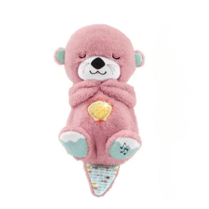 peluche loutre rose