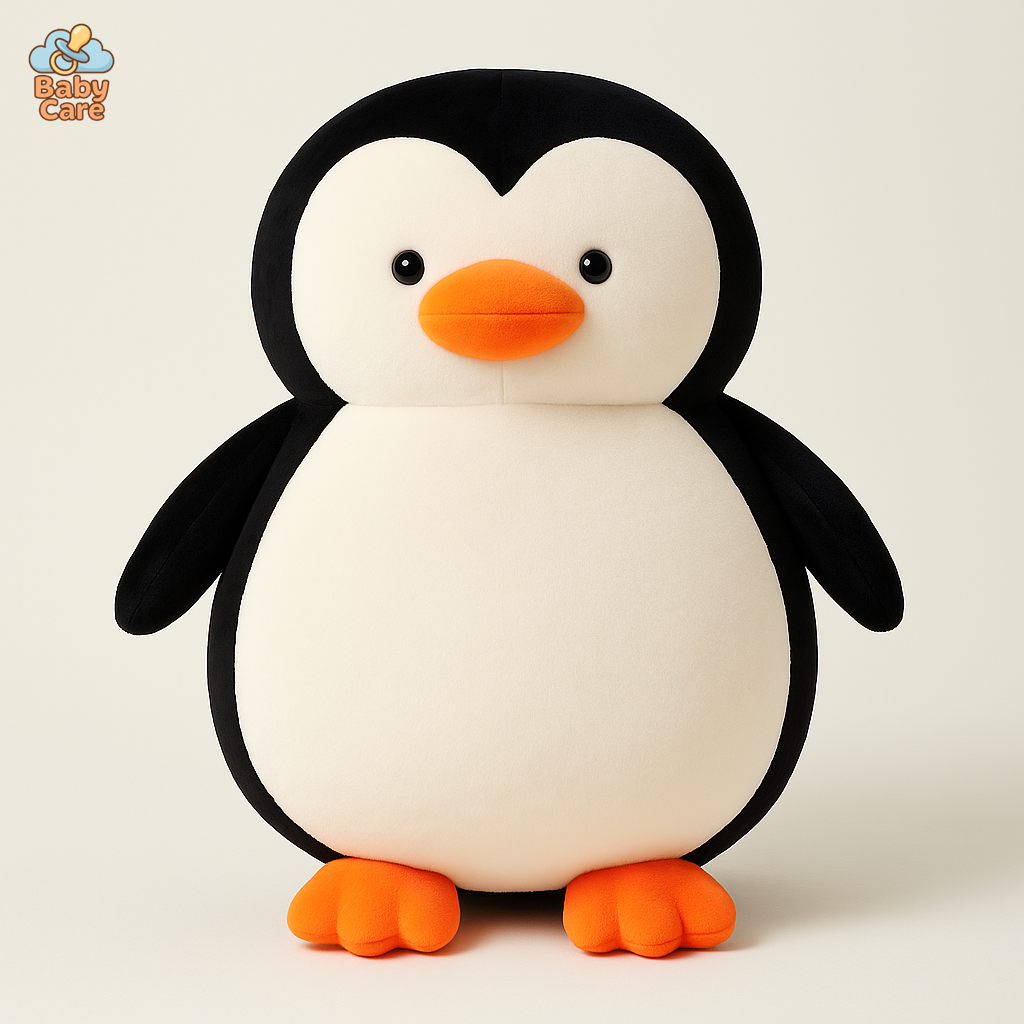 Peluche pingouin calin - vue de face