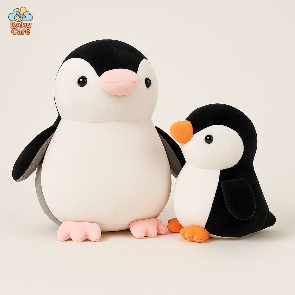 Peluche Pingouin Douceur Polaire - vue de face