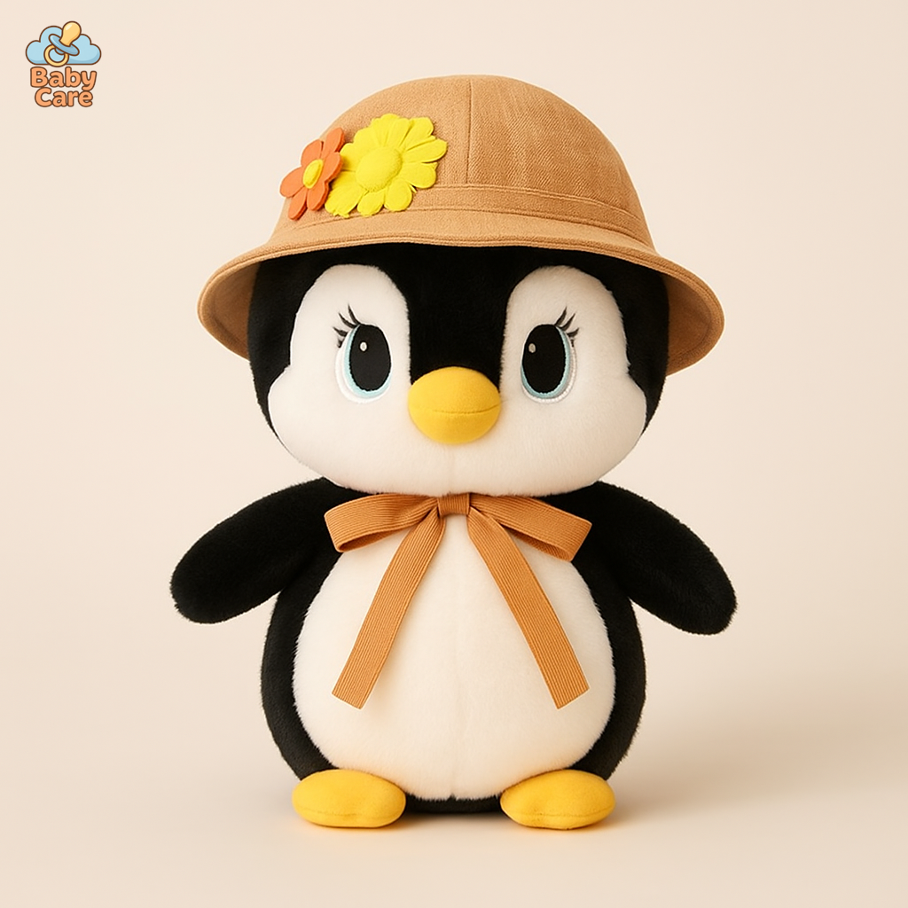 Peluche pingouin kawai - vue de face