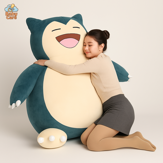 Peluche pokemon ronflex géant - vue de face