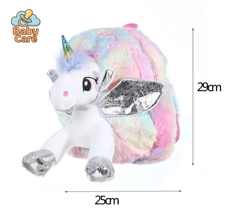 Cartable licorne peluche féérique