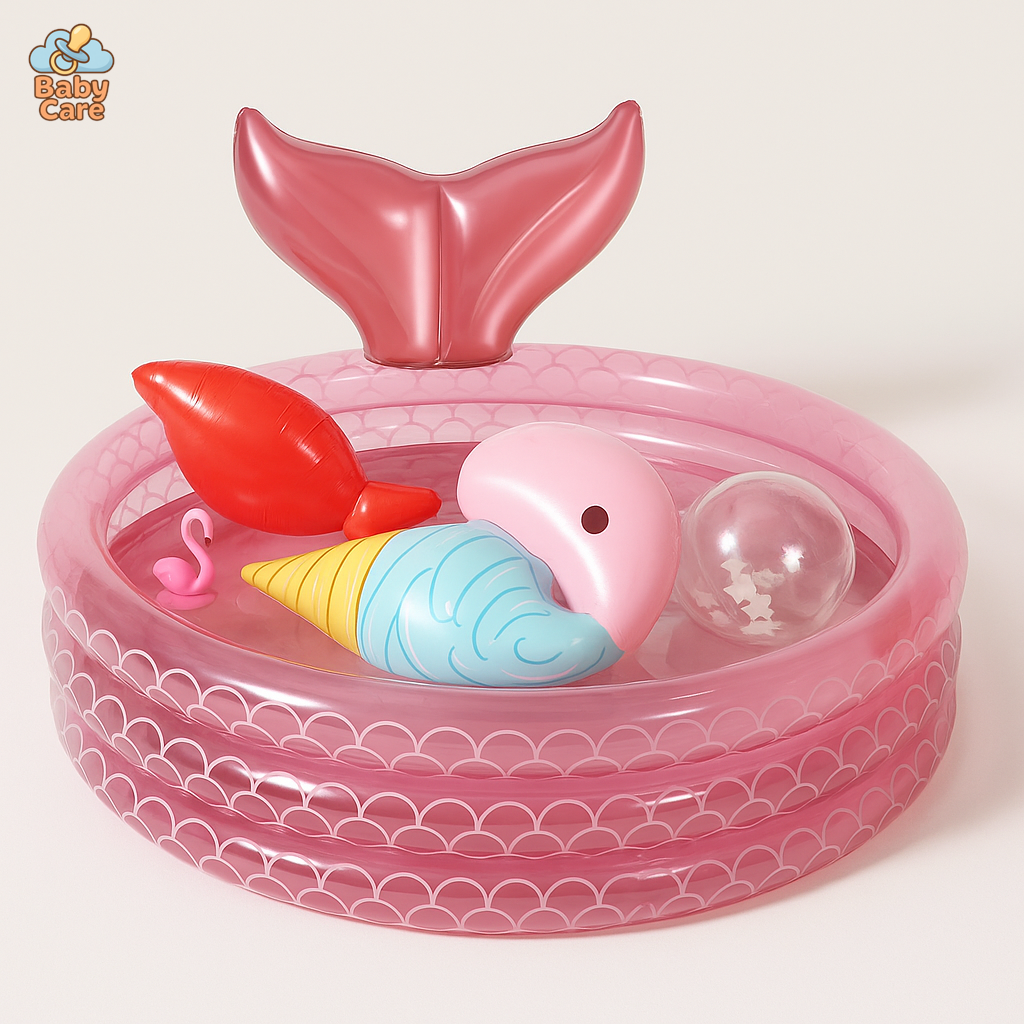 Piscine bébé et enfant sirène magique - vue de face