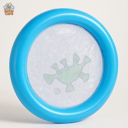 Piscine gonflable pour bébé imprimé animaux - vue de face