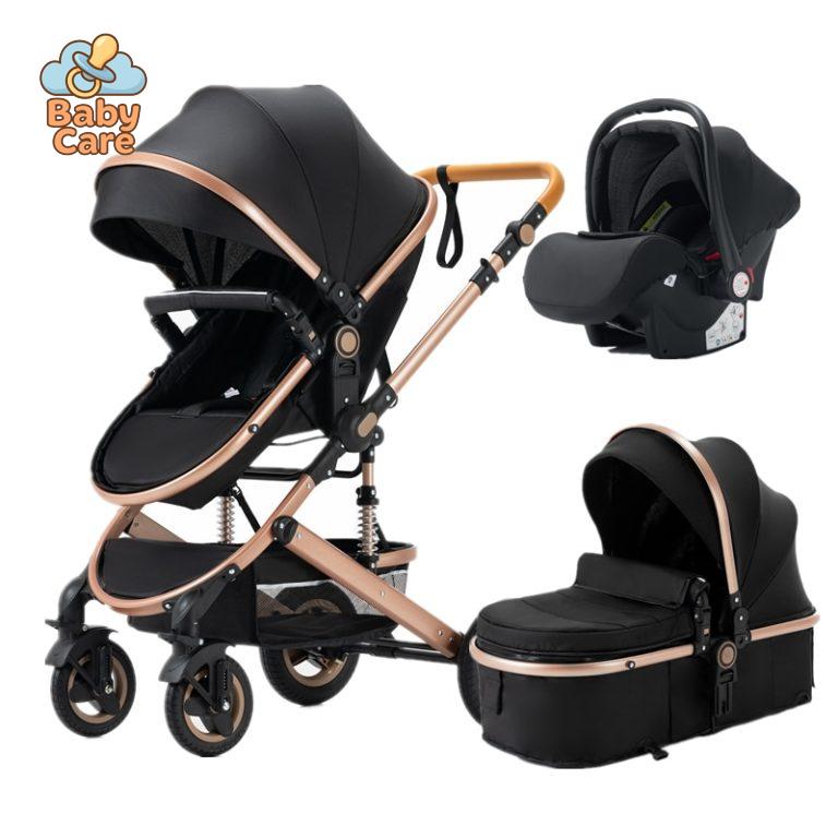 Poussette Trio 3 en 1 – Poussette, Landau et Siège Auto