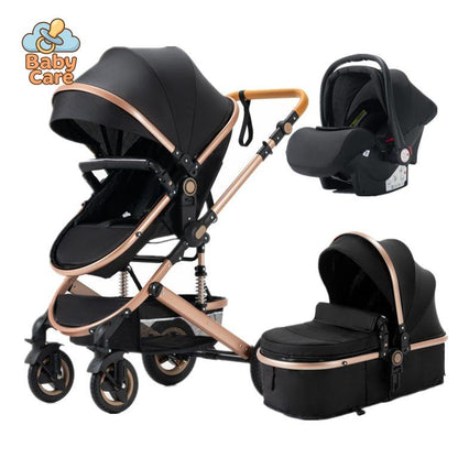 Poussette Trio 3 en 1 – Poussette, Landau et Siège Auto