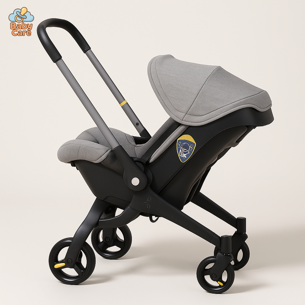 Poussette 4 en 1 – Système de Voyage Multifonctionnel - vue de face