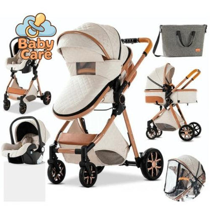Poussette Trio 3 en 1 Royal – Poussette, Landau, Siège Auto et ses accessoires