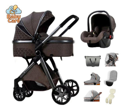 Poussette Trio 3 en 1 Royal – Poussette, Landau, Siège Auto et ses accessoires