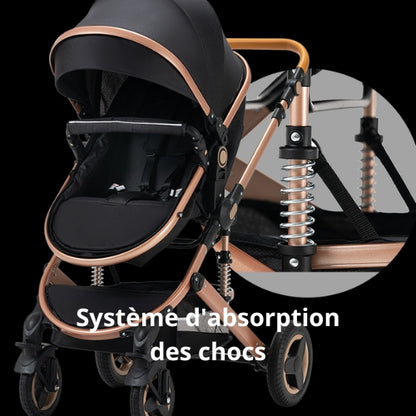 Poussette Trio 3 en 1 – Poussette, Landau et Siège Auto