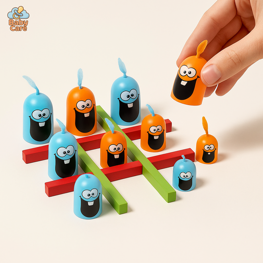 Gobblet Gobblers : jeu éducatif pour enfants - vue de face