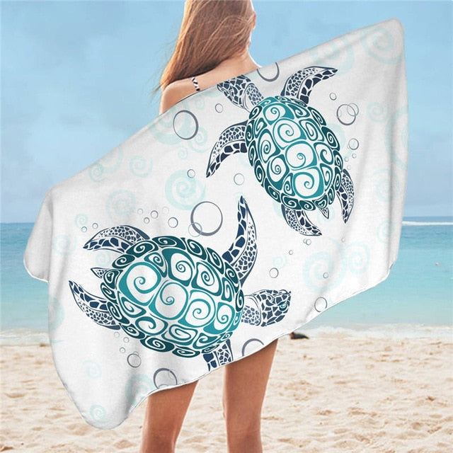 Serviette de Plage Tortue - Tourbillon