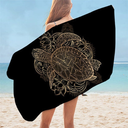 Serviette de Plage Tortue - Artistique