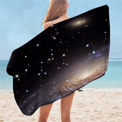 Grande serviette<br>de plage spatiale