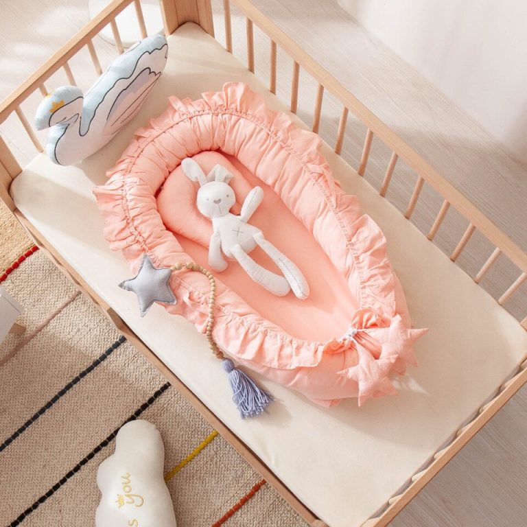 Réducteur de lit bébé – nid bébé en coton