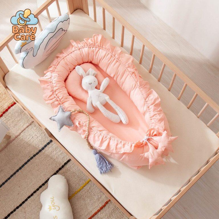 Réducteur de lit bébé – nid bébé en coton