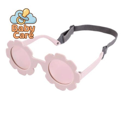 Lunettes de soleil tournesol pour bébé avec sangle