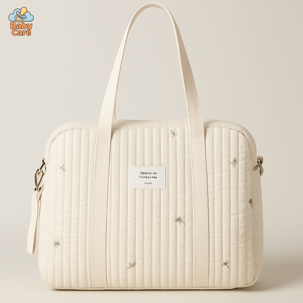 Sac à langer Tulipes - vue de face